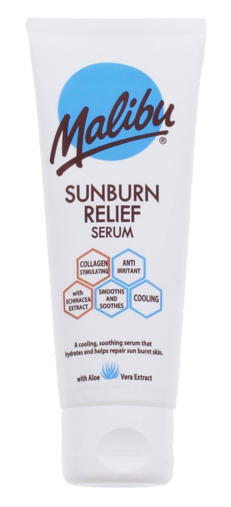 Malibu Sun After Sun Soothing Moisturising Sunburn Relief Serum with Aloe Vera, 75ml - BeesActive Australia