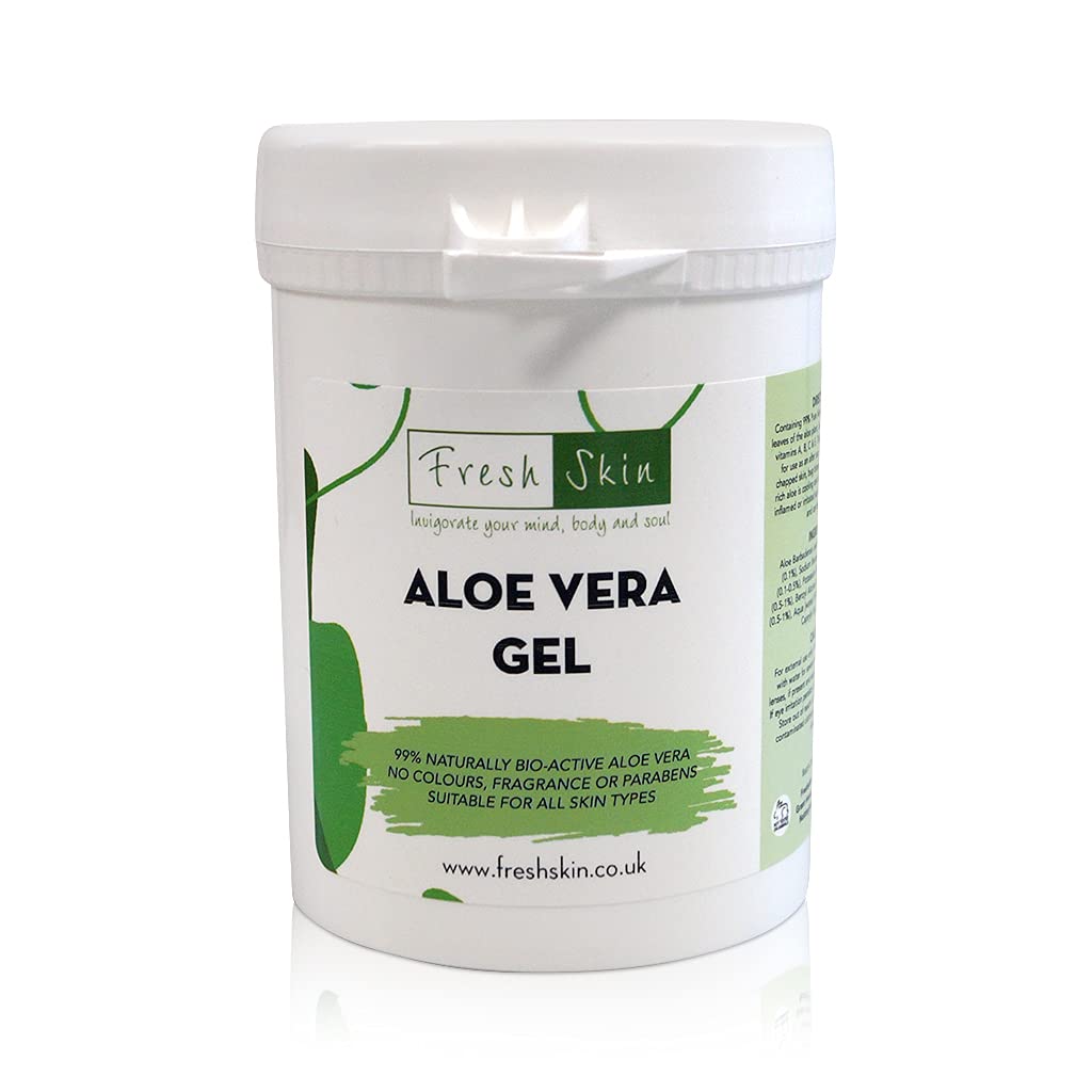 250g Aloe Vera Gel - 99% Naturally Bio-Active Aloe Vera - Cruelty-Free and Vegan - Cooling, Soothing and Moisturising for All Skin Types - BeesActive Australia