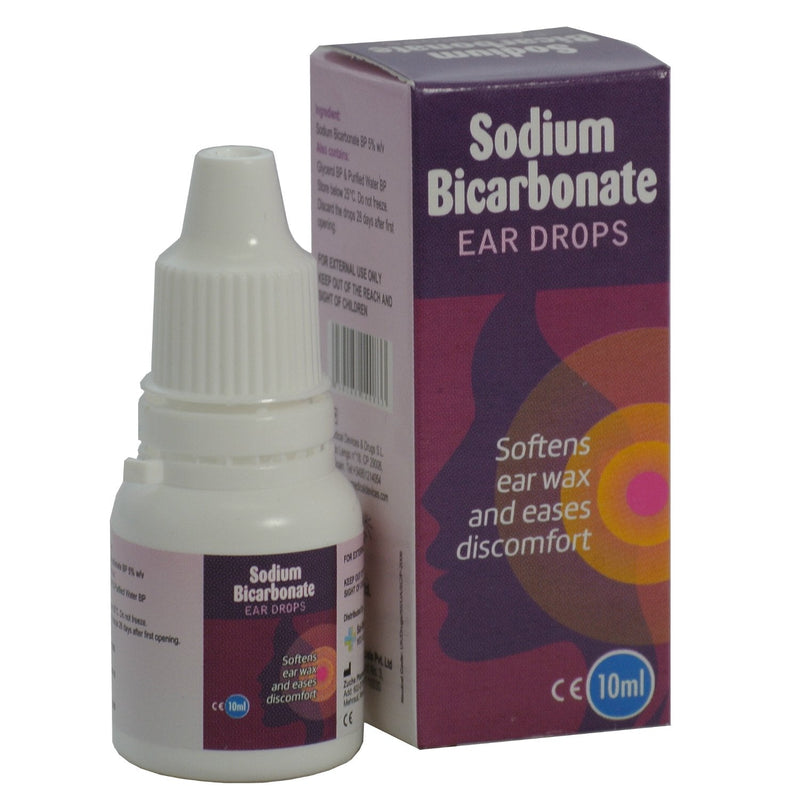 3 Packs of Sodium Bicarbonate Ear Drops (Sai-Meds) Softens Ear Wax and Eases Discomfort - BeesActive Australia