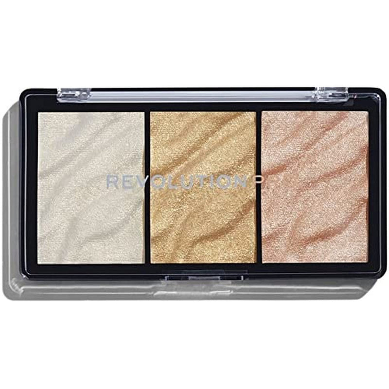 Revolution Pro, Supreme, Highlighter, Face Palette, Gold, 3 Shades, 11.1g 1 Count (Pack of 1) - BeesActive Australia