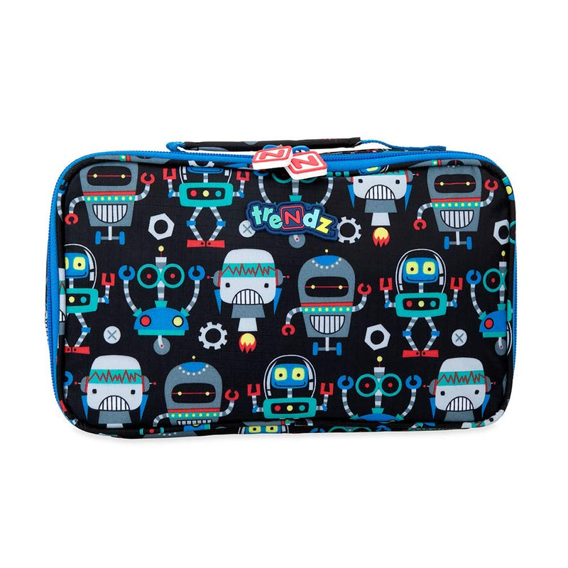 Nuby Lunch Bag, Single Decker Insulated School Lunch Bag, Trendz by Nuby, Robots Black, Robots - BeesActive Australia