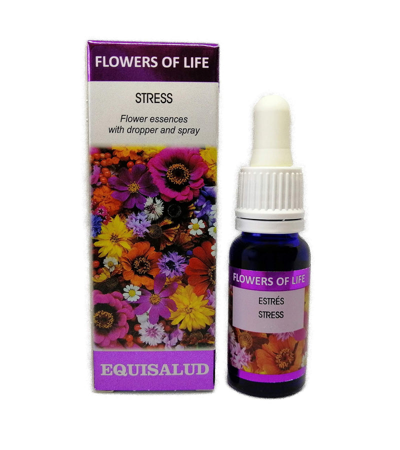 Flowers of Life - Stress - Certified Organic Natural Flower Remedy 15ml Dropper and Spray - BeesActive Australia