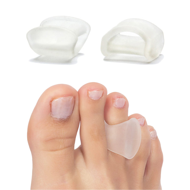 NatraCure Advanced Gel Toe Separator (w/Toe Loop) - 6 Pack - Toe Spacer - Size: Medium (1105-M RET6PK) Medium w/ Loop (6 PK) - BeesActive Australia