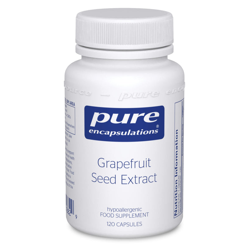 Pure Encapsulations - Grapefruit Seed Extract - Hypoallergenic Grapefruit Essential Oil Supplement - 120 Capsules - BeesActive Australia
