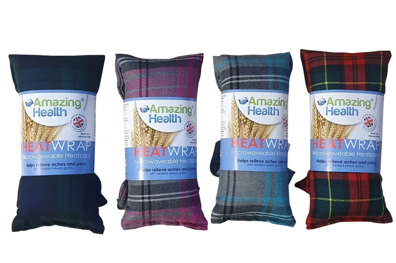 Amazing Health Wheat and Lavender Heat Pack Micro-Hotties UK Made (tartan) Tartan - BeesActive Australia