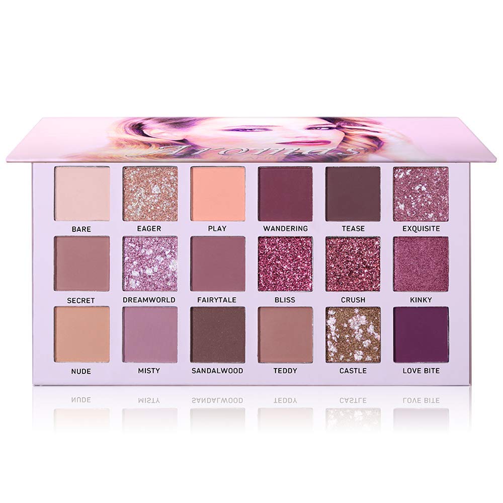 UCANBE 18 Colors Aromas New Nude Eyeshadow Palette Long Lasting Multi Reflective Shimmer Matte Glitter Pressed Pearls Eye Shadow Makeup Pallet - BeesActive Australia