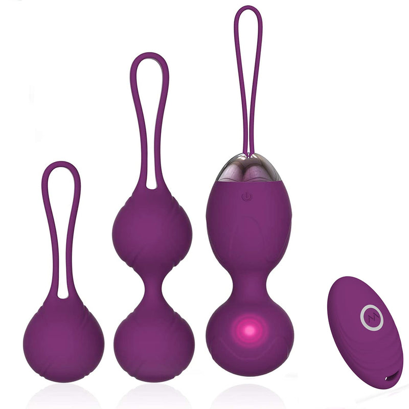 Kegel Exercise Weights - Kegel Balls Beginners & Tightening- Doctor Recommended for Bladder Control & Pelvic Floor Exercises(Purple) - BeesActive Australia