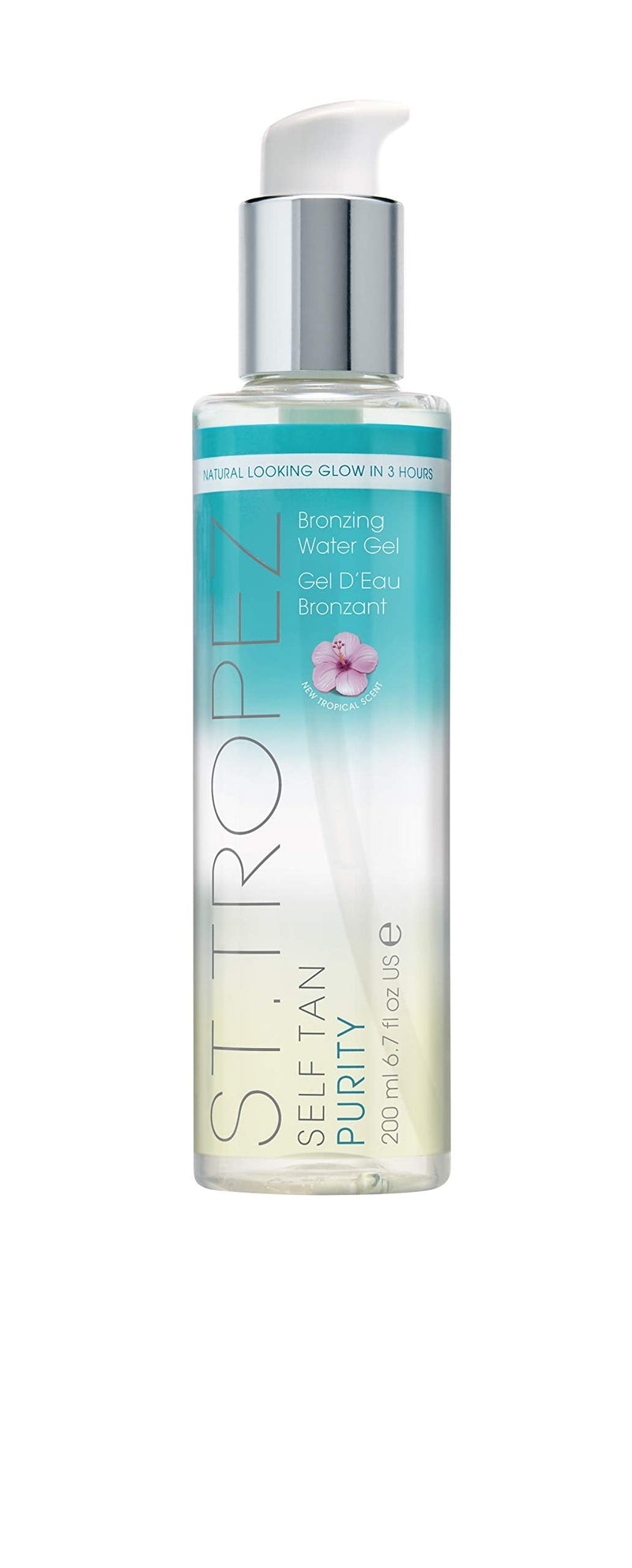 St. Tropez Fake Tan, Self Tan Purity Bronzing Water Gel, Vegan Tanning Water, 100 Percent Natural Tanning Active, Tropical Fragrance, 200 ml - BeesActive Australia