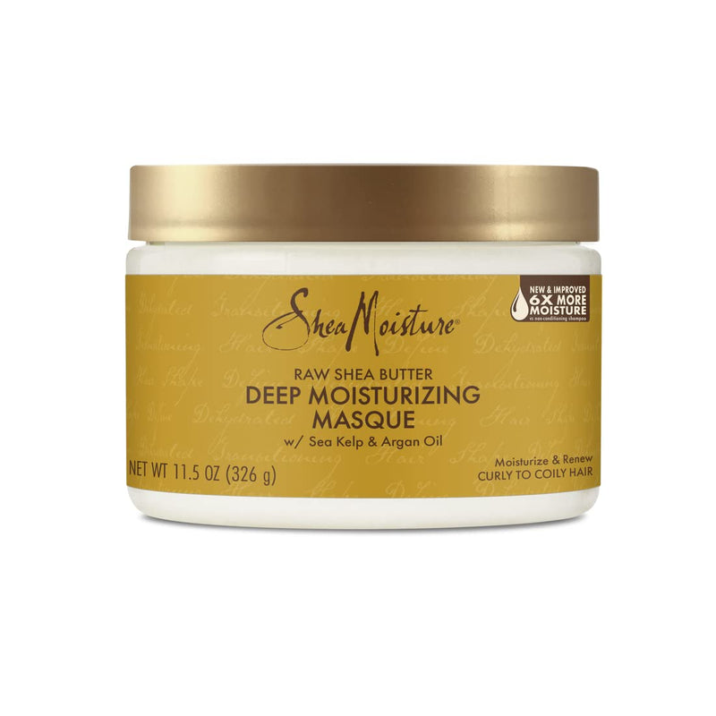 Sheamoisture Deep Treatment Masque for Dry, Damaged or Transitioning Hair Raw Shea Butter with Sea Kelp and Argan Oil 12 oz - BeesActive Australia
