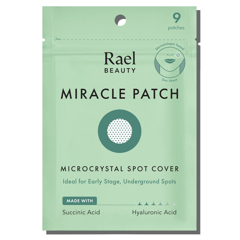 Rael Microcrystal Acne Healing Patch - Pimple Acne Spot Tea Tree Treatment (1Pack, 9 Patches) - BeesActive Australia