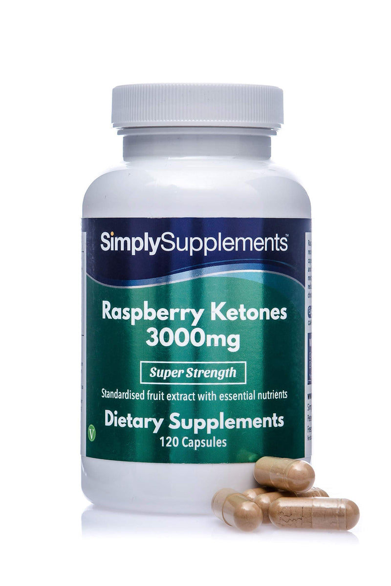 Raspberry Ketones 3000mg 120 Capsules | Vegan & Vegetarian Friendly | Manufactured in The UK - BeesActive Australia