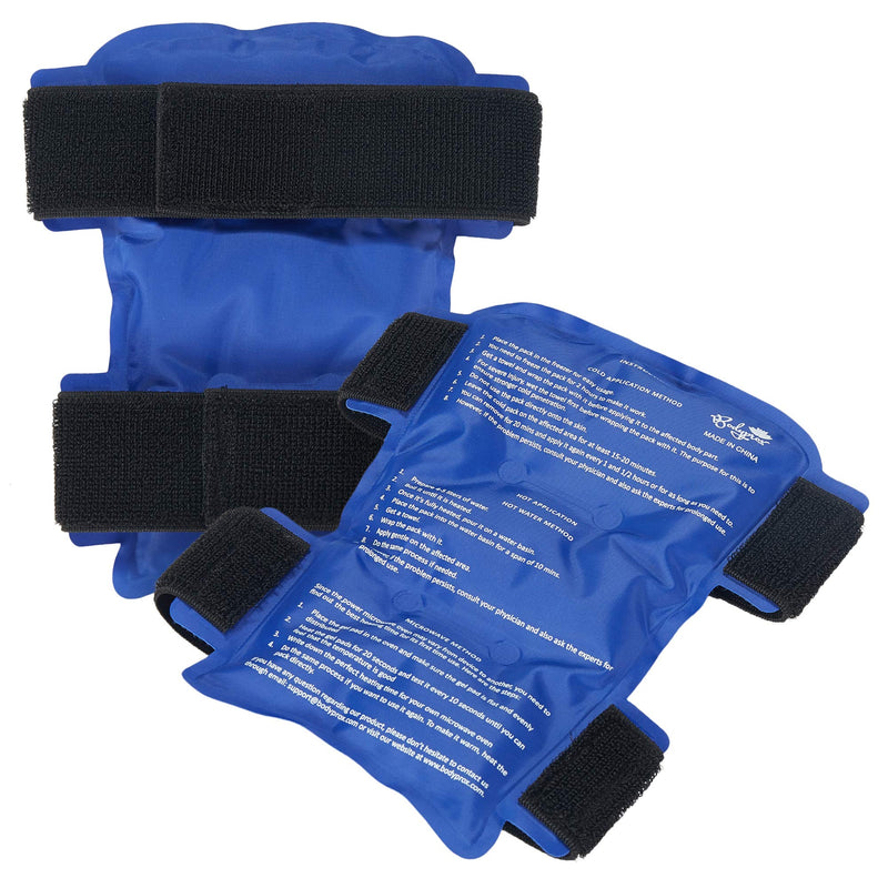 Shin Splint Ice Pack 2 Pack - Reusable Shin Cold and Hot Wrap for Shin Splints Pain Relief, Flexible Ice Pack for Runners - BeesActive Australia
