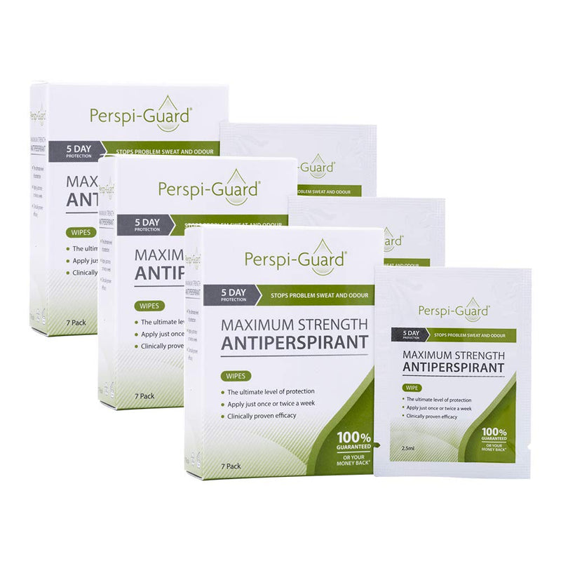 Perspi-Guard Maximum Strength Antiperspirant - Clinically Proven Protection From Problem Sweat And Odour - Made in UK - Triple Pack Offer - BeesActive Australia