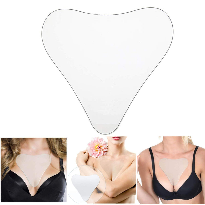 2 Pcs Decollete Pads Reusable Premium Silicone Chest Wrinkle Pad Firming Skin for Eliminating And Preventing Chest Wrinkle - BeesActive Australia