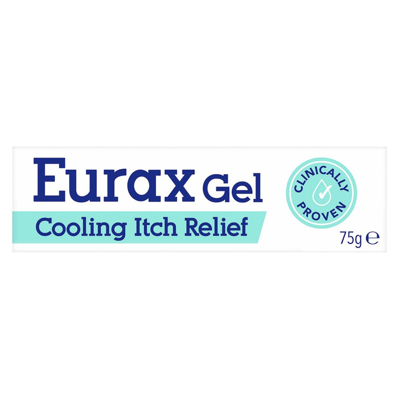 Eurax Cooling Itch Relief Gel 75 g, Proven to Soothe, Hydrate & Instantly Cool Dry, Itchy & Irritated Skin - BeesActive Australia