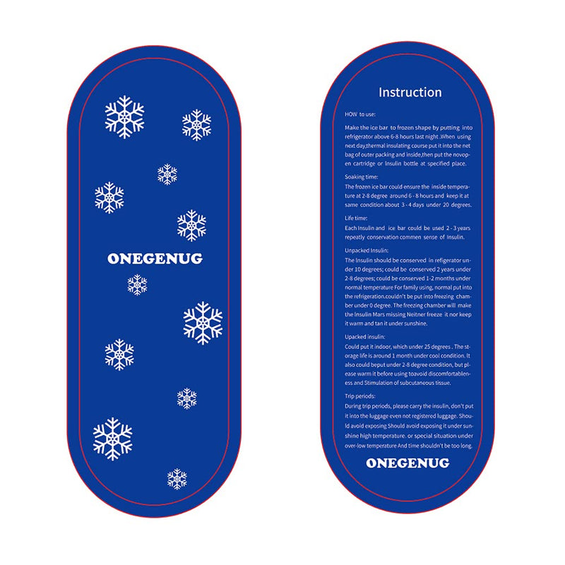ONEGenug Ice Packs（2 Packs）for Insulin Cooler Case,Cold Packs Suitable for Diabetic Insulin Cooler Bag,Reusable Hot and Cold Packs - BeesActive Australia