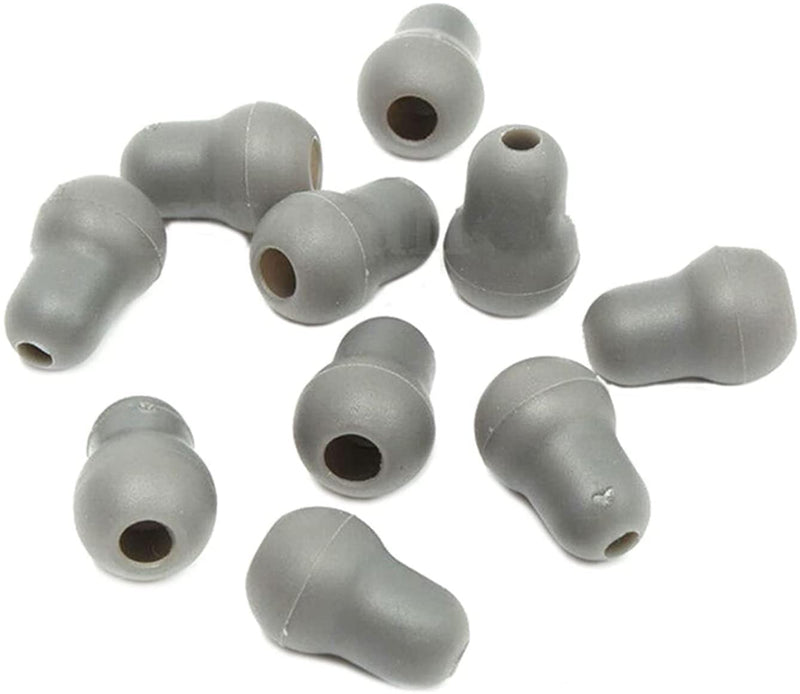 10pcs Super Soft Earplug Eartips Earpieces for Littmann Stethoscope Silicone 10pcs Grey - BeesActive Australia