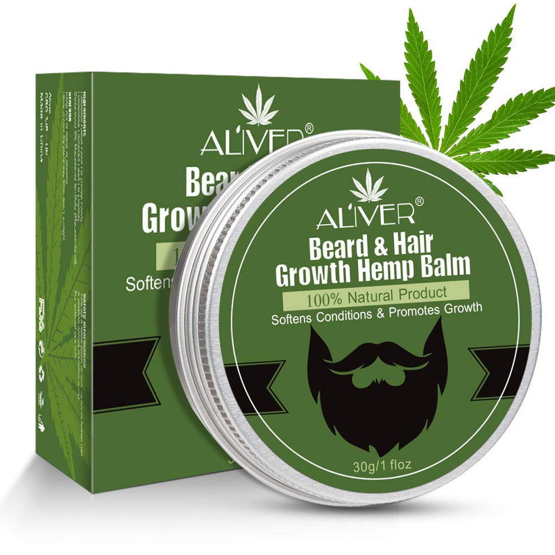 Beard Balm, Natural Beard Wax, Organic Unscented Beard Care Balm Leave-in Conditioner & Softener for Grooming & Styling - BeesActive Australia