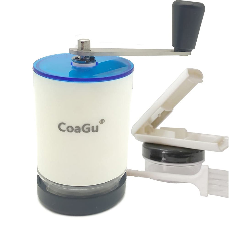 CoaGu Pill Crusher Pulverizer Grinder Save More Labour Power to Crush Multiple Tablets to a Pulverized Powder Blue Cover - BeesActive Australia