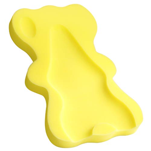 Infant Bath Sponge for Age 1-3Y Comfy Baby Bath Mat Skid Proof Newborn Bath Cushion (Yellow) Yellow - BeesActive Australia