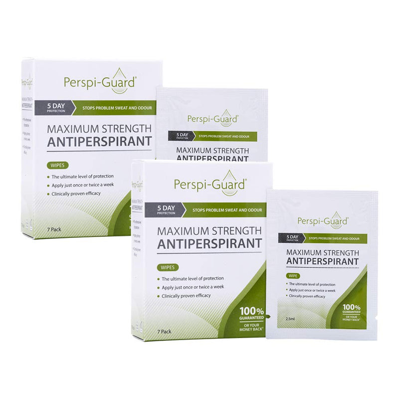 Perspi-Guard Maximum Strength Antiperspirant - Clinically Proven Protection From Problem Sweat And Odour - Made in UK - Twin Pack Offer - BeesActive Australia