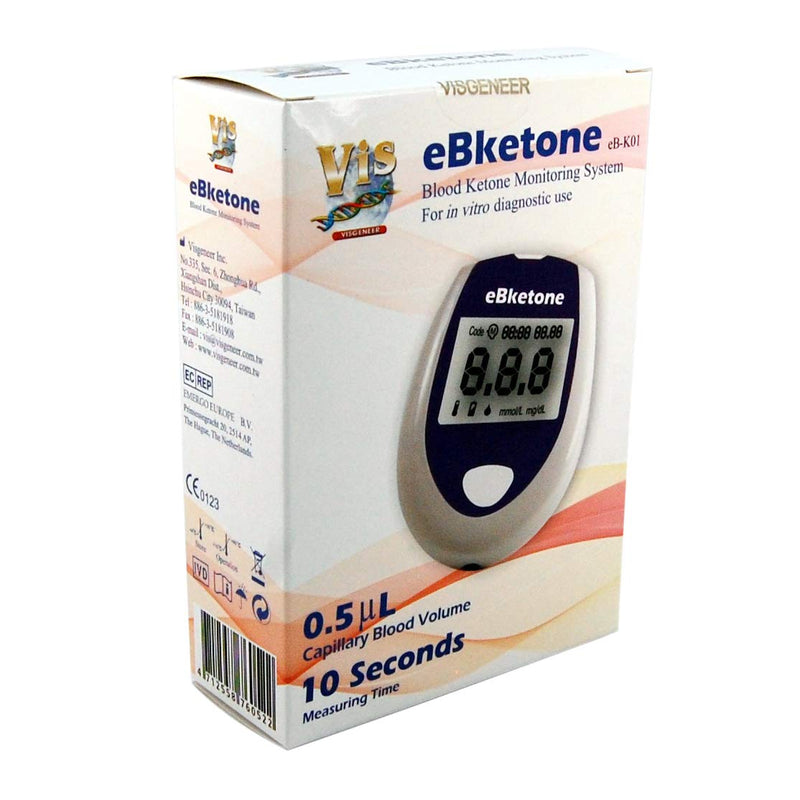 Ketosis Digital-Meter Monitor Complete System Starter Pack with 10 Ketone Test Strips - BeesActive Australia