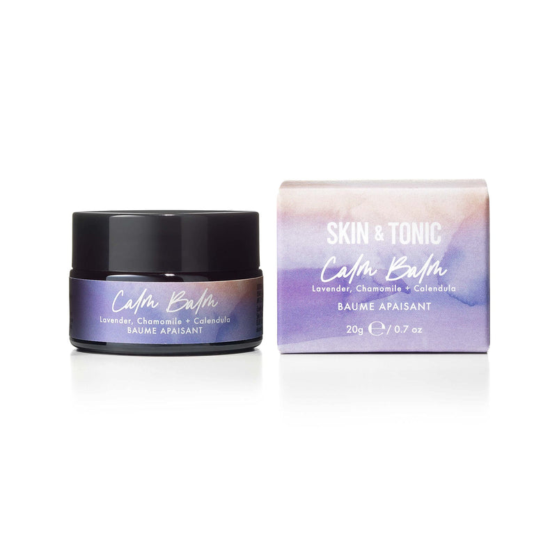 SKIN & TONIC Calm Balm – Calendula, Lavender, Chamomile and Shea Butter – For Dry Skin, Relaxation, Stress and Anxiety Relief – 20g - BeesActive Australia