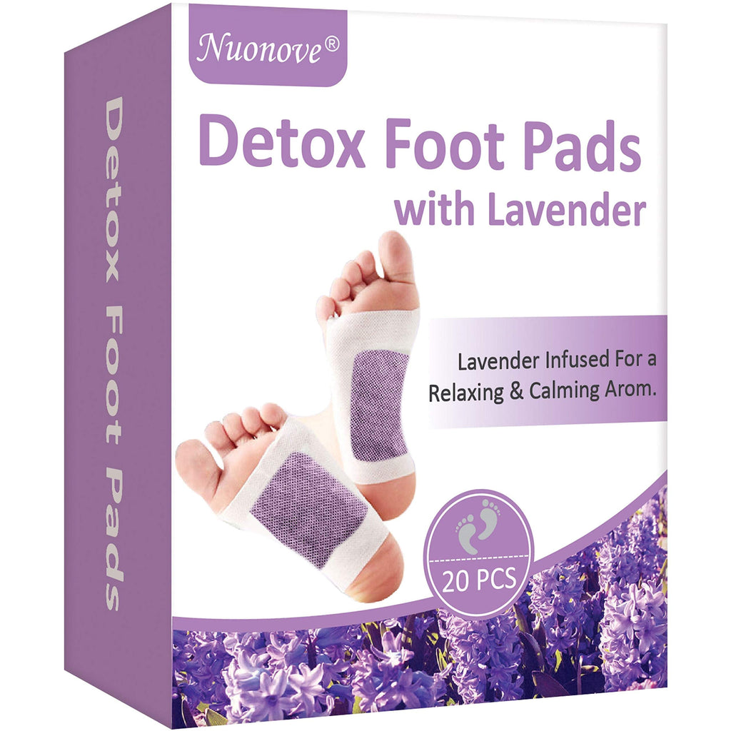 Detox Foot Patches, Detox Foot Pads, Foot Patches, Lavender Detox Foot Patches for Pain Relief & Stress Relief & Deep Sleep & Detox Cleanse, 20Pcs - BeesActive Australia