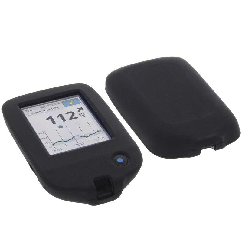 foto-kontor Case for Abbott Freestyle Libre 2 Silicone Cover black Black silicone - BeesActive Australia
