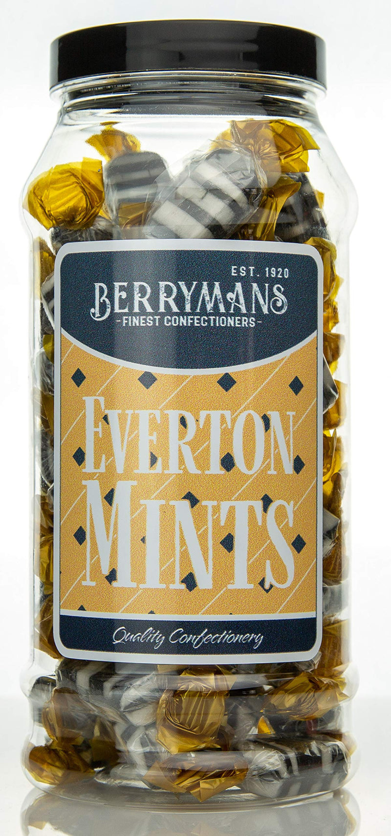 Original Everton Mints Retro Sweets Gift Jar by Berrymans Sweet Shop - Classic Sweets, Traditional Taste. - BeesActive Australia
