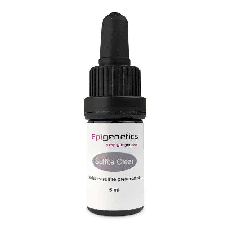 Sulfite Clear 5ml | 3% Food Grade Hydrogen Peroxide | Sulphite Remover Drops | Premium UV Blocking Miron Violet Glass & Pipette Dropper - BeesActive Australia