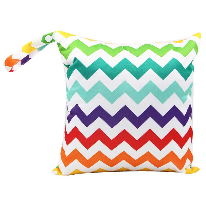 Wet Dry Bag, Baby Nappy Organizer Bag, Reusable Zipper Diaper Bag, Hanging Wet or Dry Clothes Storage Bag (2# M) 2# M - BeesActive Australia
