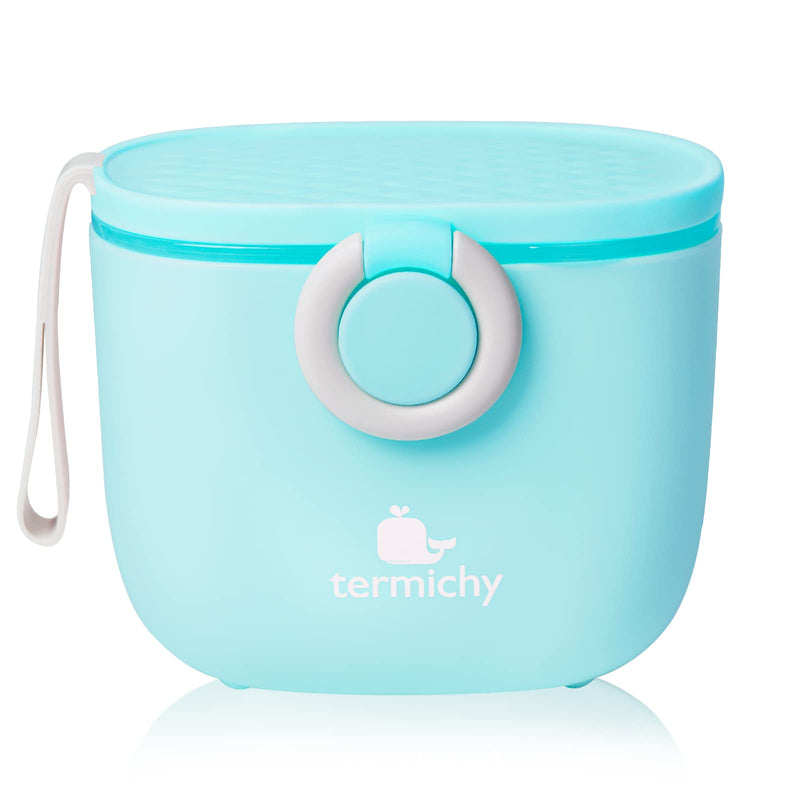 Termichy Milk Powder Dispenser, 250g Formula Dispenser, Airtight Milk Powder Container for Travel Feeding with Leveler and Spoon (Blue,1 Pack) Blue - BeesActive Australia