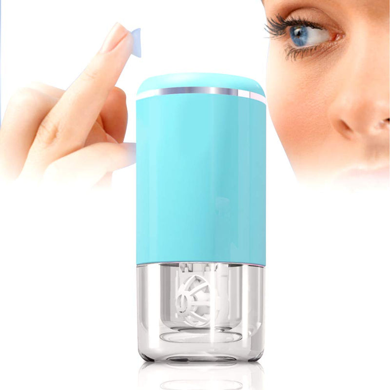 UpaClaire Ultrasonic Contact Lens Cleaner 2.0 (2nd Generation), Intelligent Cleaning Machine for Soft and Rigid (RGP) Contact Lenses, Blue UpaClaire - BeesActive Australia