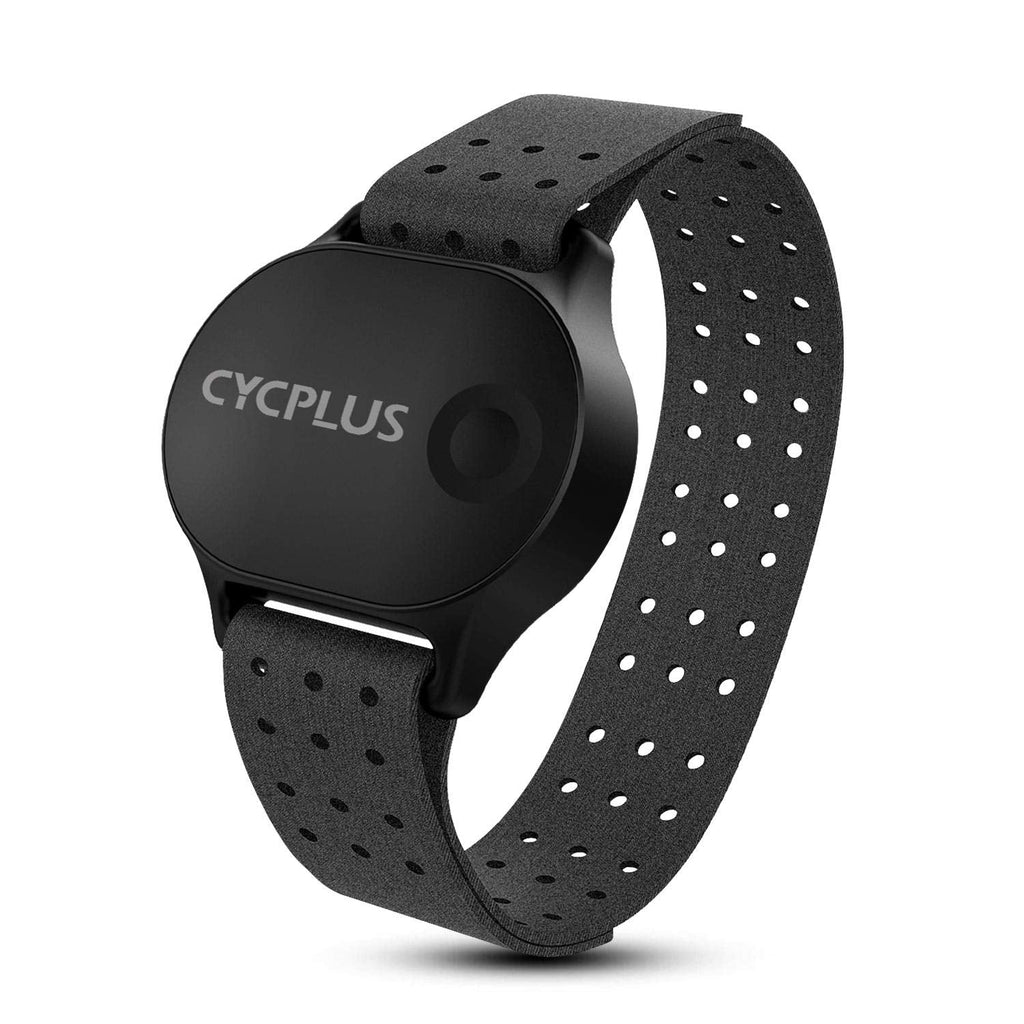 CYCPLUS Heart Rate Strap Wireless Heart Rate Monitor ANT+ Bluetooth Successor Model Waterproof Heart Rate Sensor with Arm Strap Black - BeesActive Australia