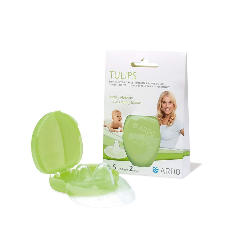 Ardo Tulips Nipple Shields Small - Soft Silicone Very Delicate - Free from BPA - for Painful Nipples - Helps You to Continue Breastfeeding - BeesActive Australia