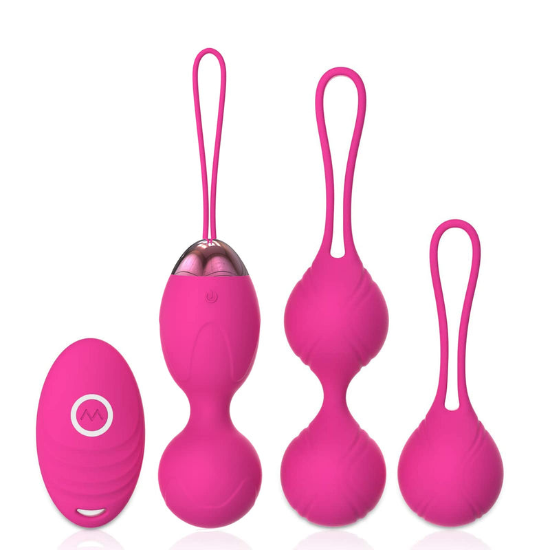 Kegel Exercise Weights Kit for Women – 2 in 1 Pelvic Exercise Balls with Remote – Bladder Control & Pelvic Floor Strengthening Device - BeesActive Australia