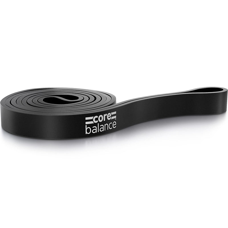 Core Balance Assisted Pull Up Bands Resistance Strength Training Natural Latex (Light to Extra Heavy) Black (Medium) - BeesActive Australia