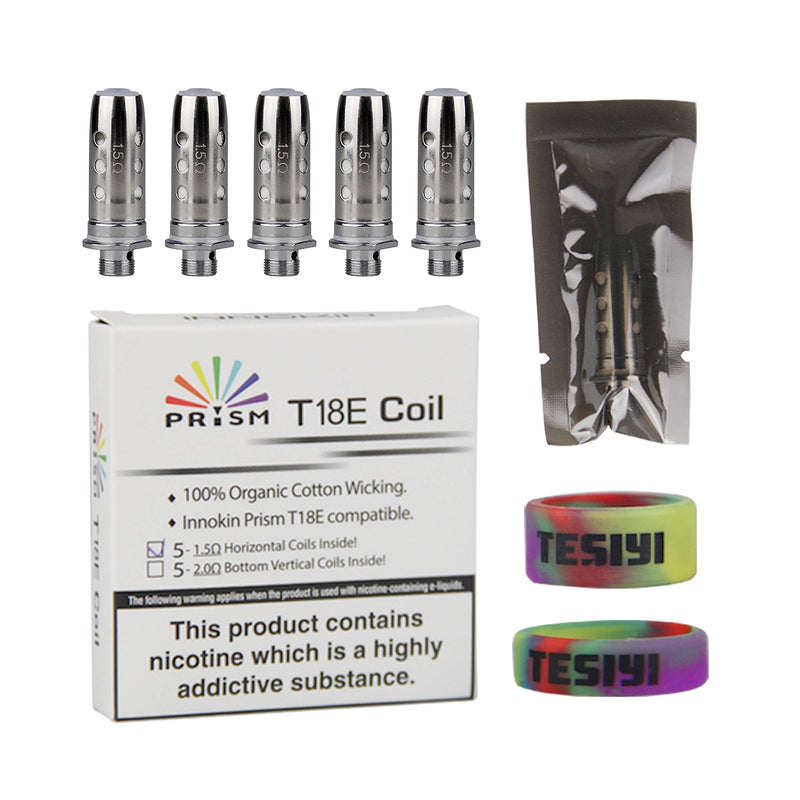 INNOKIN Prism T18E Coil T18II Mini 2 V2 Coil T22E Coil 1.5Ω ohm for Endura T18E T22E T18II V2 2 Mini Pack of 5 - BeesActive Australia