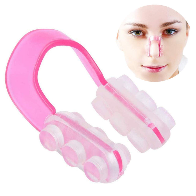 Glamza Silicone Nose Shaper - For a Slimmer, Thinner Nose Bridge - Pink Nose Straightener Lifter Tool - BeesActive Australia