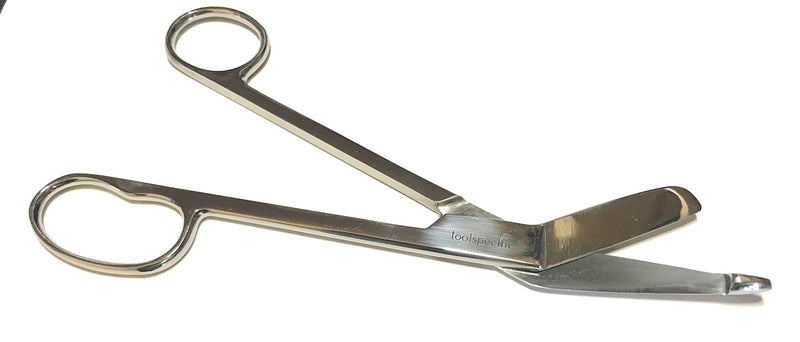 20cm Lister Bandage Dressing Scissors with Double Finger Loop. Polished Stainless Steel - BeesActive Australia