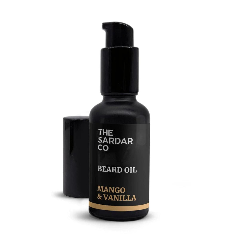 Mango & Vanilla Beard Oil - Hydrate and Condition Your Beard - Organic Argan & Jojoba Oil Perfect For Beard Growth - BeesActive Australia