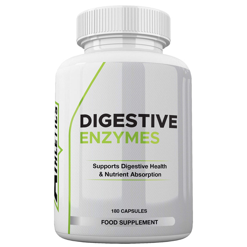 Digestive Enzyme Supplements - 180 Capsules Digestive Enzymes with Plant Based Ingredients - Supports Gut and Daily Digestive Health - BeesActive Australia