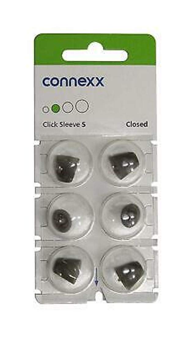 Signia/Connexx Click Sleeve CIC .ITC & RIC Hearing Aid Domes Pack Of 6 (Closed Small) - BeesActive Australia