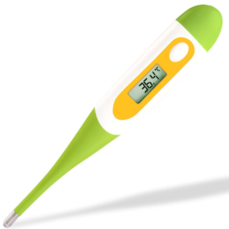 Easy@Home Digital Oral Thermometer, Rectal or Underarm Body Temperature Measurement, for Baby, Child and Adult (Green), BT-A21CN 1 Pack Green - BeesActive Australia