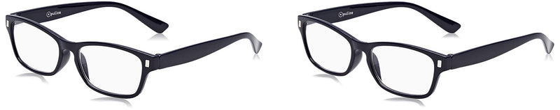 The Reading Glasses Company The Reading Glasses Company 2 Pack Dark Blue for Men ' S Women Optical Power 0 057999999999999899 Kg +2.50 Magnification - BeesActive Australia