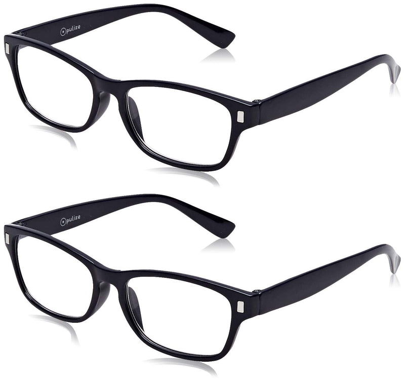 The Reading Glasses Company Dark Blue Readers Value 2 Pack Mens Womens RR77-3 +2.00 - BeesActive Australia