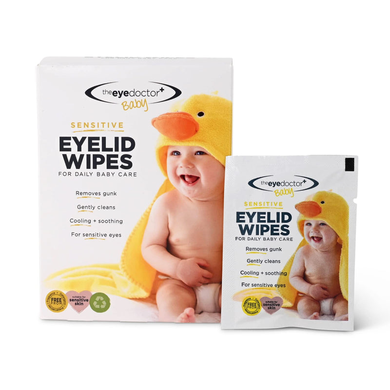 The Eye Doctor Sensitive Sterile Baby Eyelid 20 Wipes for Daily Baby Care 20 Count (Pack of 1) - BeesActive Australia
