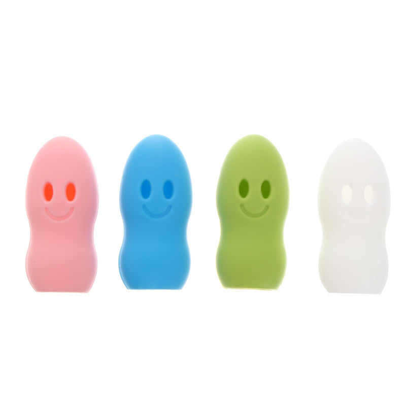 Milisten 4pcs Cartoon Toothbrush Head Cover Cute Silicone Hygienic Head Cap Case for Camping Outdoor Travel - BeesActive Australia