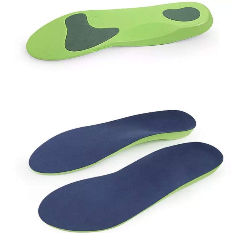 2 Pairs Plantar Fasciitis Orthotic Insoles with Arch Support Shoe Inserts Women Men Insole Flat Feet Insert 3-4.5 (X-Small) - BeesActive Australia